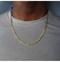 collana da uomo con catena a corda classica larghezza 2/3/4/5 MM collana a catena cubana Figaro in acciaio inossidabile per gioi