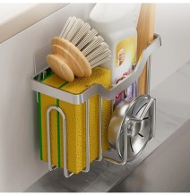 Portaspugna multifunzionale organizzatore per lavello da cucina Caddy per lavello in acciaio inossidabile antiruggine per raschi