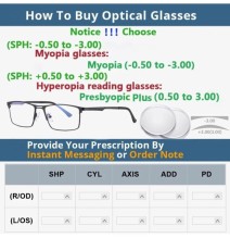 Uomo CR39 lenti occhiali da lettura ottica da vista miopia occhiali da presbite Blue Light Blocking TR90 montatura per occhiali 